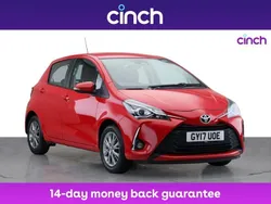 Red Used 2017 Toyota Yaris Hatchback | £9,499 (Fair price)