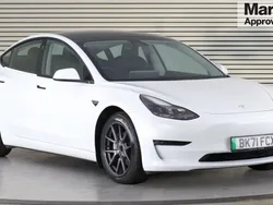 White Used 2021 Tesla Model 3 Long Range Sedan | £18,447 (Fair price)