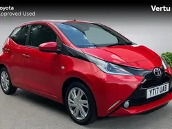 Red Used 2016 Toyota Aygo x-press Hatchback | £7,264 (Fair price)