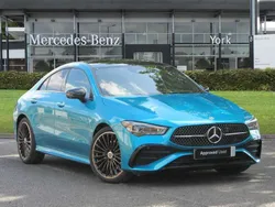 Blue Used 2024 Mercedes CLA220 AMG Line Premium Plus Sedan | £33,750 (Fair price)