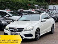 White Used 2016 Mercedes E200 AMG Line Premium Coupe | £13,494 (Expensive)