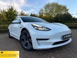 White Used 2021 Tesla Model 3 Long Range Sedan | £20,500 (Fair price)