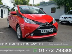 Red Used 2016 Toyota Aygo x-press Hatchback | £6,690 (Fair price)