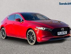 Special metallic soul red crystal Used 2024 Mazda 3 Exclusive-Line Hatchback | £18,033 (Fair price)