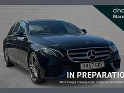 Black Used 2017 Mercedes E220 AMG Line Premium Estate | £18,992 (Fair price)