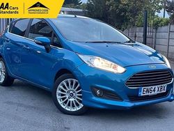 Blue Used 2015 Ford Fiesta Titanium Hatchback | £5,495 (Fair price)