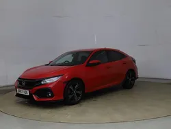 Red Used 2017 Honda Civic Sport Hatchback | £14,995 (Fair price)