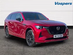 Red New 2025 Mazda CX-80 Homura-Line SUV | £45,950 (Super price)