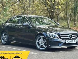 Black Used 2017 Mercedes C220 AMG line Sedan | £10,995 (Fair price)