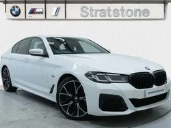White Used 2022 BMW 545e M Sport | £34,999 (Fair price)