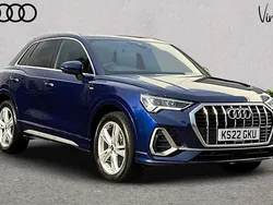 Blue Used 2022 Audi Q3 S-Line SUV | £29,037 (Fair price)