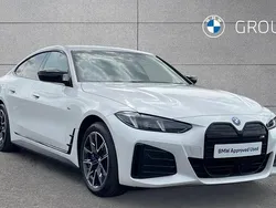 Mineral white Used 2025 BMW i4 Shadowline Sedan | £45,993 (Good price)