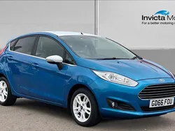 Blue Used 2017 Ford Fiesta Zetec Hatchback | £7,500 (Good price)