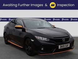 Black Used 2019 Honda Civic SR Hatchback | £9,970 (Fair price)