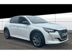 White Used 2022 Peugeot e-208 Allure Premium Hatchback | £13,397