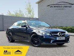 Blue Used 2015 Mercedes E200 AMG line Cabriolet | £12,990