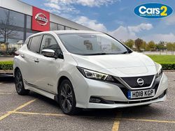 White Used 2018 Nissan Leaf Tekna Hatchback | £7,980 (Fair price)
