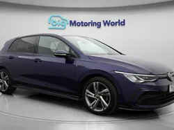 Blue Used 2021 VW Golf VIII R-line Hatchback | £17,400 (Fair price)