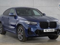 Blue Used 2024 BMW X4 M Sport SUV | £42,995 (Good price)