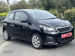 Black Used 2017 Peugeot 108 Active Hatchback | £3,990 (Fair price)
