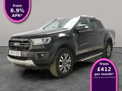 Black Used 2021 Ford Ranger Wildtrack Pickup | £18,750 (Super price)