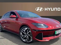 Red Used 2023 Hyundai Ioniq 6 Premium Sedan | £23,758 (Super price)