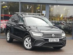 Black Used 2022 VW Tiguan Allspace Life SUV | £23,498 (Fair price)