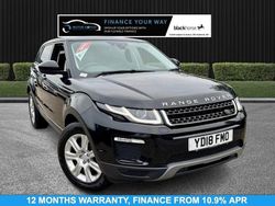 Black Used 2018 Land Rover Range Rover evoque SE SUV | £13,395 (Good price)