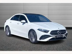 White Used 2024 Mercedes A200 AMG Line Premium Plus Sedan | £25,944 (Fair price)