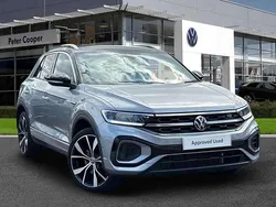 Silver Used 2023 VW T-Roc R-line SUV | £25,491 (Fair price)