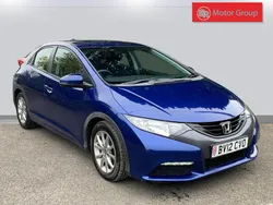 Blue Used 2012 Honda Civic SE Hatchback | £4,290 (Fair price)