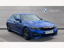 Blue Used 2022 BMW 320e M Sport Sedan | £29,295 (A bit pricey)