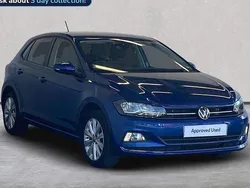 Blue Used 2021 VW Polo SEL Hatchback | £16,747 (Fair price)