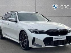 Mineral white Used 2025 BMW 320 M Sport Estate | £34,492 (Fair price)