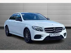 White Used 2020 Mercedes E220 AMG line Sedan | £24,990