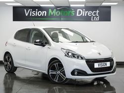 White Used 2017 Peugeot 208 GT-line Hatchback | £7,840 (Fair price)