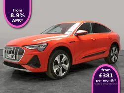 Red Used 2022 Audi e-tron S-Line SUV | £26,799 (Good price)