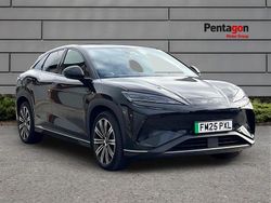 Indigo grey Used 2025 BYD Sealion 7 Design SUV | £44,995 (Expensive)
