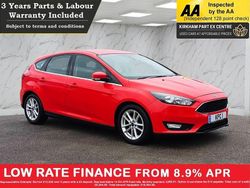 Red Used 2015 Ford Focus Zetec Hatchback | £5,500 (Good price)