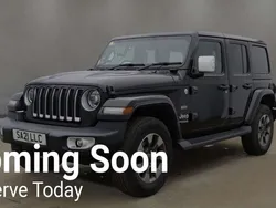 Used 2021 Jeep Wrangler Unlimited Overland SUV | £39,990 (A bit pricey)