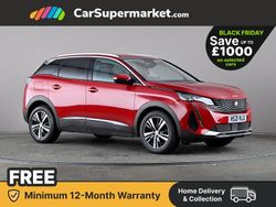 Red Used 2021 Peugeot 3008 Allure Premium Hatchback | £15,497 (Fair price)