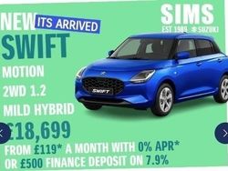 Orange Used 2024 Suzuki Swift Hatchback | £19,699