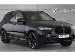 Carbon black Used 2022 BMW X3 M Sport SUV | £43,250 (Fair price)
