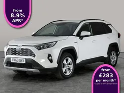 White Used 2019 Toyota RAV4 Hybrid SUV | £18,238 (Good price)