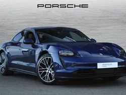 Blue Used 2022 Porsche Taycan Sedan | £52,990 (Fair price)