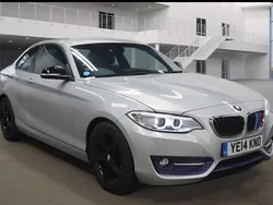 Silver Used 2014 BMW 220 Sport Line Coupe | £8,995 (Fair price)