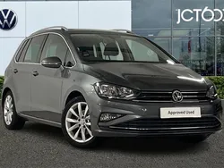 Indium grey metallic Used 2019 VW Golf Sportsvan GT MPV | £12,277 (Fair price)