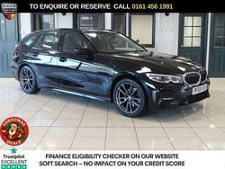 Black Used 2020 BMW 320 Sport Line Estate | £16,470 (Fair price)