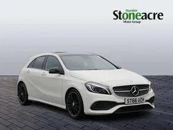 White Used 2017 Mercedes A200 AMG Line Premium Plus Hatchback | £12,495 (Fair price)