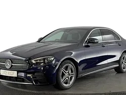 Blue Used 2021 Mercedes E300 AMG line Sedan | £26,970 (Super price)